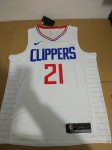 NBA 2017-18 Los Angeles Clippers 21 Patrick Beverley Association blanc Swingman Maillot